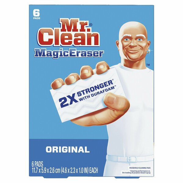 Procter & Gamble P&G Mr. Clean Magic Eraser 6 Count Original w/ Durafoam, 6PK 79009